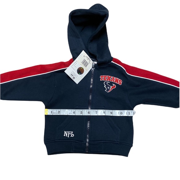 Houston Texans Jacket Baby 18 Months Toddler Unisex Navy Zip Up NFL Hoodie New - Picture 3 of 14